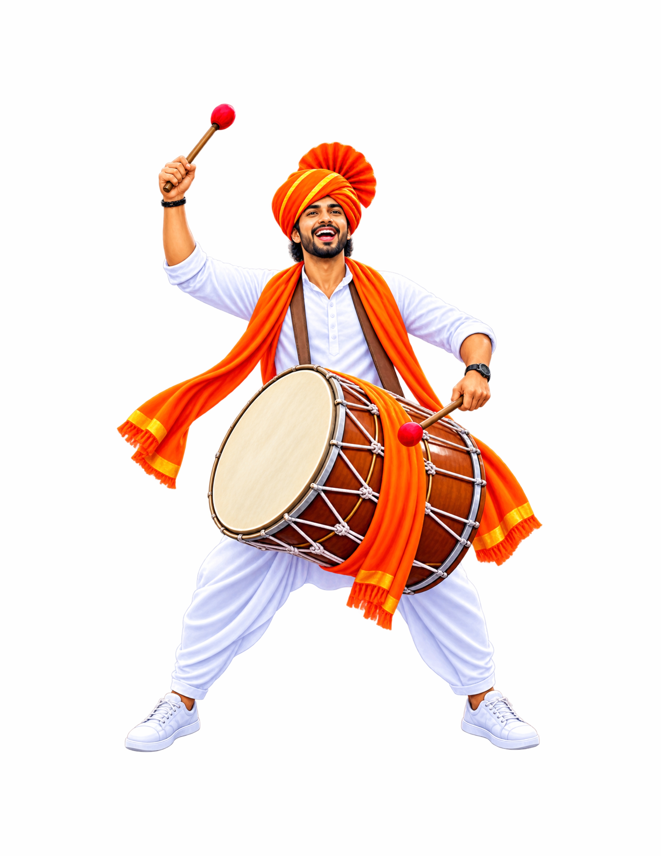 Dhol Sticker